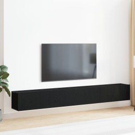 Juego de Muebles para TV de 3 Piezas Negro de Madera Elaborada de , Muebles TV - Ref: Foro24-3333056, Precio: 130,08 €, Descu...