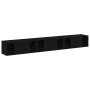 Juego de Muebles para TV de 3 Piezas Negro de Madera Elaborada de , Muebles TV - Ref: Foro24-3333056, Precio: 130,08 €, Descu...
