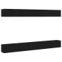 Conjunto de Mueble para TV de 6 Piezas en Madera Ingenieril de Roble Negro de , Muebles TV - Ref: Foro24-3333059, Precio: 284...