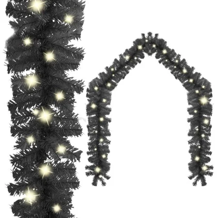 Guirnalda de Navidad con luces LED negro 5 m de vidaXL, Luces de Navidad - Ref: Foro24-329189, Precio: 34,12 €, Descuento: %