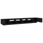 Mueble de TV con luces LED, Negro Roble, 300x35x40 cm, Madera Compuesta de , Muebles TV - Ref: Foro24-3333065, Precio: 222,66...