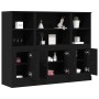 Aparador Negro de Roble 132x35,5x103,5 cm Madera Elaborada de , Aparadores - Ref: Foro24-3333077, Precio: 198,77 €, Descuento: %