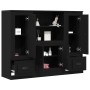 Alacena Negro Roble 132x35,5x103,5 cm Madera Elaborada de , Aparadores - Ref: Foro24-3333078, Precio: 208,40 €, Descuento: %
