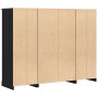 Alacena Negro Roble 132x35,5x103,5 cm Madera Elaborada de , Aparadores - Ref: Foro24-3333078, Precio: 208,40 €, Descuento: %