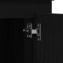Alacena Negro Roble 132x35,5x103,5 cm Madera Elaborada de , Aparadores - Ref: Foro24-3333078, Precio: 208,40 €, Descuento: %