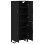 Armarios 2 pcs Negro Roble 69,5x34x180 cm Madera Elaborada de , Aparadores - Ref: Foro24-3333104, Precio: 174,91 €, Descuento: %