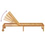 Tumbona con mesa de madera de acacia, Tumbona de madera de acacia de , Tumbonas - Ref: Foro24-3333829, Precio: 313,03 €, Desc...