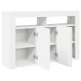 Aparador Blanco Blanco Madera Contrachapada 116 x 30 x 75 cm de , Aparadores - Ref: Foro24-3333876, Precio: 137,58 €, Descuen...