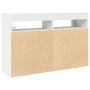 Aparador Blanco Blanco Madera Contrachapada 116 x 30 x 75 cm de , Aparadores - Ref: Foro24-3333876, Precio: 137,58 €, Descuen...