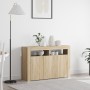 Mueble de Almacenamiento Roble Sonoma Madera contrachapada de , Aparadores - Ref: Foro24-3333878, Precio: 140,38 €, Descuento: %