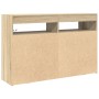 Mueble de Almacenamiento Roble Sonoma Madera contrachapada de , Aparadores - Ref: Foro24-3333878, Precio: 140,38 €, Descuento: %