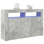 Aparador Gris Cemento Madera de Ingeniería 116 x 30 x 75 cm de , Aparadores - Ref: Foro24-3333879, Precio: 140,38 €, Descuent...