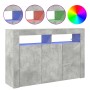 Aparador Gris Cemento Madera de Ingeniería 116 x 30 x 75 cm de , Aparadores - Ref: Foro24-3333879, Precio: 140,38 €, Descuent...