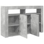 Aparador Gris Cemento Madera de Ingeniería 116 x 30 x 75 cm de , Aparadores - Ref: Foro24-3333879, Precio: 140,38 €, Descuent...