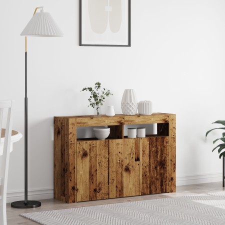 Aparador Madera Vieja Madera Engineered 116 x 30 x 75 cm Aparador de , Aparadores - Ref: Foro24-3333883, Precio: 138,04 €, De...
