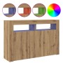 Aparador Roble Artesanal Madera de Ingeniería 116 x 30 x 75 cm de , Aparadores - Ref: Foro24-3333884, Precio: 140,18 €, Descu...