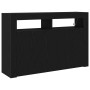 Aparador Roble negro Madera engineered 116 x 30 x 75 cm de , Aparadores - Ref: Foro24-3333885, Precio: 146,69 €, Descuento: %