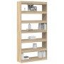 Estantería Sonoma Oak Madera elaborada 100 x 30 x 198 cm de , Librerías y estanterías - Ref: Foro24-3333926, Precio: 161,22 €...