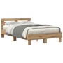 Marco de Cama de Roble Roble Artesanal Madera de Roble Maciza de , Camas y somieres - Ref: Foro24-3333955, Precio: 144,26 €, ...
