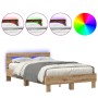 Marco de Cama de Roble Roble Artesanal Madera de Roble Maciza de , Camas y somieres - Ref: Foro24-3333955, Precio: 144,26 €, ...