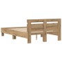 Marco de Cama de Roble Roble Artesanal Madera de Roble Maciza de , Camas y somieres - Ref: Foro24-3333955, Precio: 144,26 €, ...