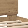 Marco de Cama de Roble Roble Artesanal Madera de Roble Maciza de , Camas y somieres - Ref: Foro24-3333955, Precio: 144,26 €, ...