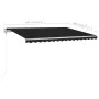 Toldo manual retráctil con postes gris antracita 4x3 m de vidaXL, Toldos - Ref: Foro24-3069939, Precio: 589,90 €, Descuento: %