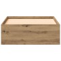 Estructura de Cama Artisan Roble 90x190 cm Madera Elaborada de , Camas y somieres - Ref: Foro24-3333991, Precio: 128,50 €, De...