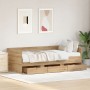 Cama Día Roble artesanal Madera elaborada 90 x 190 cm Duradera de , Camas y somieres - Ref: Foro24-3333997, Precio: 194,01 €,...