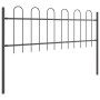 valla de jardín con arco gris 3,4x0,6 m de acero de , Paneles de vallas - Ref: Foro24-3334033, Precio: 88,71 €, Descuento: %