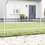 valla de jardín blanca con forma de arco 3,4x0,6 m de acero de , Paneles de vallas - Ref: Foro24-3334043, Precio: 86,85 €, De...