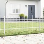 valla de jardín con punta de lanza blanca 6,8x0,6 m de acero de , Paneles de vallas - Ref: Foro24-3334078, Precio: 164,71 €, ...