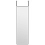 VidaXL Espejo de puerta cristal y aluminio negro 30x100 cm en Espejos | Comprar online en Foru.es