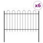 Cerca de Jardín con Arco Gris 10,2x0,8 m de Acero de , Paneles de vallas - Ref: Foro24-3334114, Precio: 278,71 €, Descuento: %