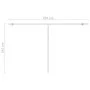 Toldo de pie automático azul y blanco 400x350 cm de vidaXL, Toldos - Ref: Foro24-3069626, Precio: 559,24 €, Descuento: %