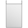 Espejo de puerta cristal y aluminio negro 40x60 cm en Espejos | Comprar online en Foru.es