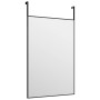 Espejo de puerta cristal y aluminio negro 40x60 cm en Espejos | Comprar online en Foru.es
