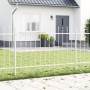 Valla de jardín con punta de lanza blanca 13,6x1 m de acero de , Paneles de vallas - Ref: Foro24-3334160, Precio: 426,57 €, D...