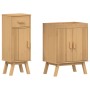 Conjunto de Muebles de Baño de 2 Piezas de Madera Sólida de Pino de , Muebles de baño - Ref: Foro24-3334188, Precio: 149,76 €...