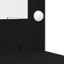 Set de tocador de 2 piezas con LED en madera negra de , Tocadores para dormitorios - Ref: Foro24-3334201, Precio: 190,66 €, D...