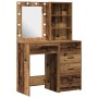 Juego de tocador de 2 piezas con LED de madera envejecida de , Tocadores para dormitorios - Ref: Foro24-3334207, Precio: 188,...