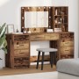 Set de Tocador de 3 Piezas con LED Madera Antigua Madera Elaborada de , Tocadores para dormitorios - Ref: Foro24-3334216, Pre...
