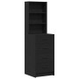 Conjunto de Tocador de 3 Piezas con LED Negro de Madera de , Tocadores para dormitorios - Ref: Foro24-3334219, Precio: 268,32...