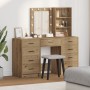 Set de Tocador de 3 Piezas con LED en Madera Artesanal Elaborada de , Tocadores para dormitorios - Ref: Foro24-3334226, Preci...
