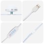 Conjunto de tocador de 2 piezas con LED de en madera blanca de , Tocadores para dormitorios - Ref: Foro24-3334227, Precio: 19...