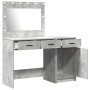 Set de Tocador de 2 Piezas con LED en Madera Gris de de , Tocadores para dormitorios - Ref: Foro24-3334230, Precio: 172,38 €,...