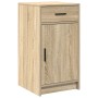 Set de tocador de 2 piezas con LED en madera de roble Sonoma de , Tocadores para dormitorios - Ref: Foro24-3334238, Precio: 1...