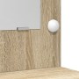 Set de tocador de 2 piezas con LED en madera de roble Sonoma de , Tocadores para dormitorios - Ref: Foro24-3334238, Precio: 1...