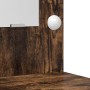 Conjunto de tocador de 2 piezas con LED en madera de roble ahumado de , Tocadores para dormitorios - Ref: Foro24-3334240, Pre...