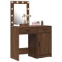 Set de tocador de 2 piezas con LED de madera de roble negro de , Tocadores para dormitorios - Ref: Foro24-3334242, Precio: 15...